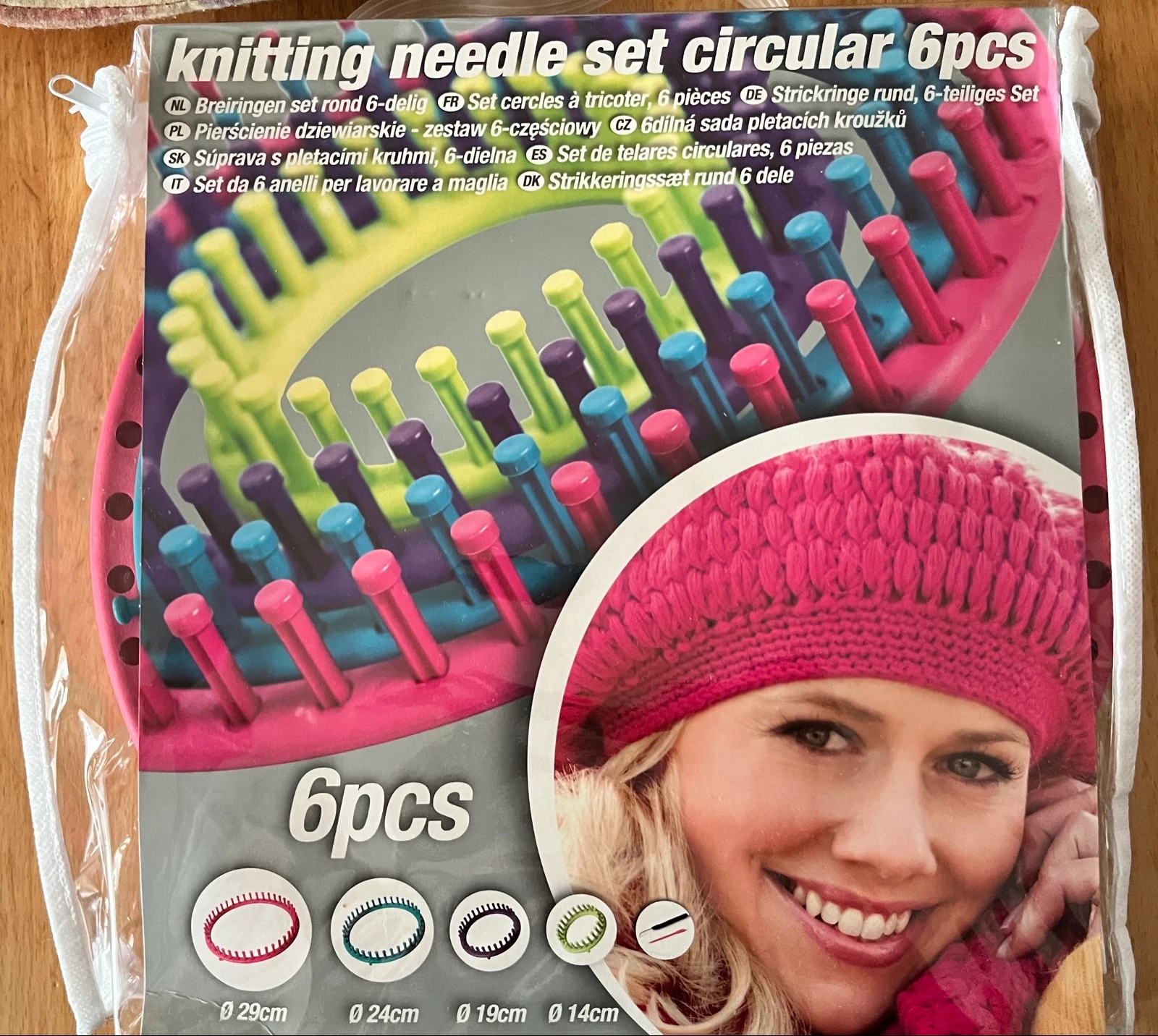 Set de cercles pour tricot 
